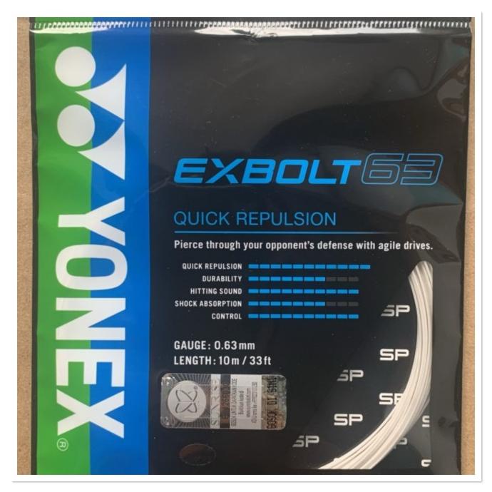 Original YONEX EXBOLT 63 Badminton Strings | Shopee Malaysia