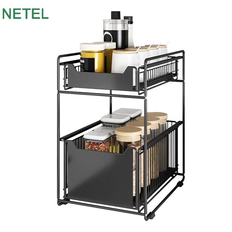 Super. Netel Multipurpose Kitchen Shelf Stainless Sliding Wardrobe Pull