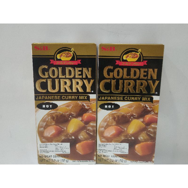 Golden Curry Hot Japanese Curry Mix 92g Shopee Malaysia