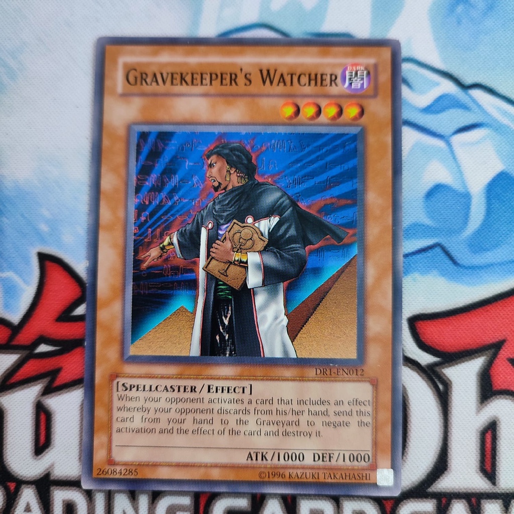 Yugioh gravekeeper's watcher dr1 common original Shopee Malaysia