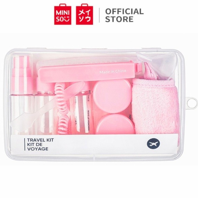 Miniso Travel Bottle Set Travel Kit Empty Bottle Travel 11Pcs Shopee