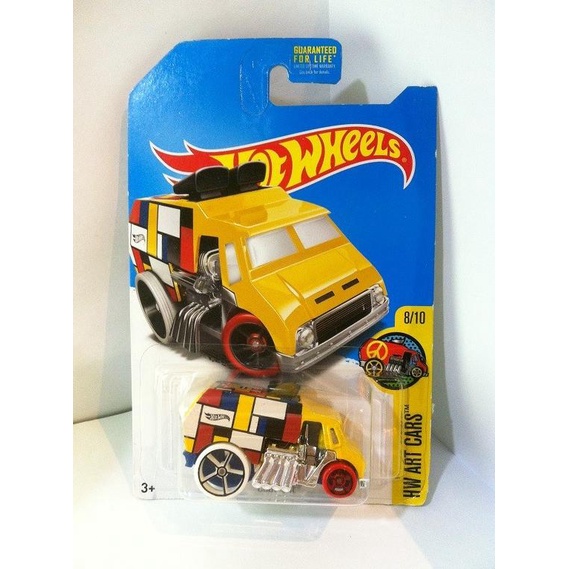 Hot Wheels. 2017 HW Art Cars - Cool-One. Yellow KM MATTEL 2017 | Shopee ...