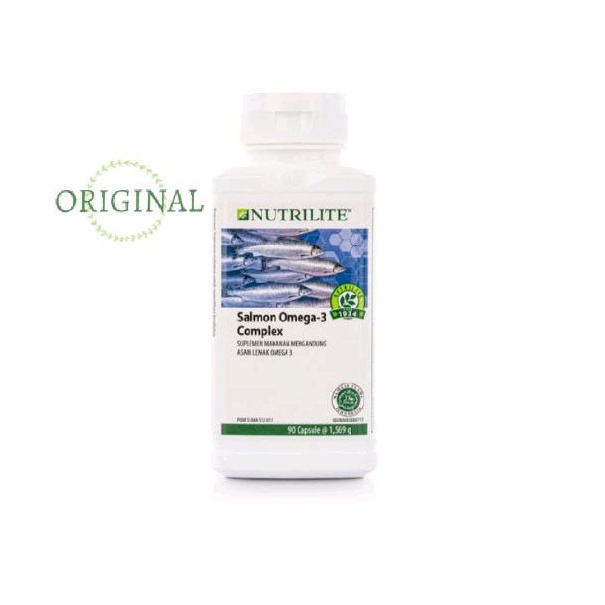 Amway Salmon Omega 3 complex Original 90 Capsules Nutrilite AMWAY