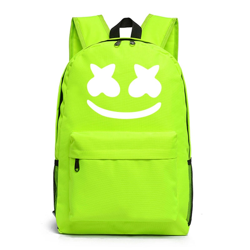 Marshmello School Bag Electronic Music Marshmallow Merchandise Hundred Big DJ Backpack Backpack Shopee Malaysia