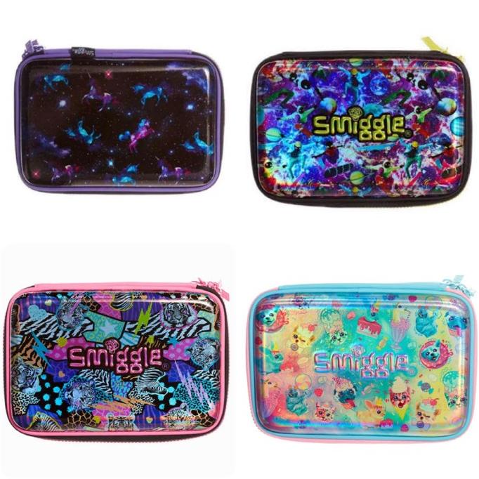 New Smiggle Pencil Case Hardtop Double Zip Up Galaxy Limited Edition ...