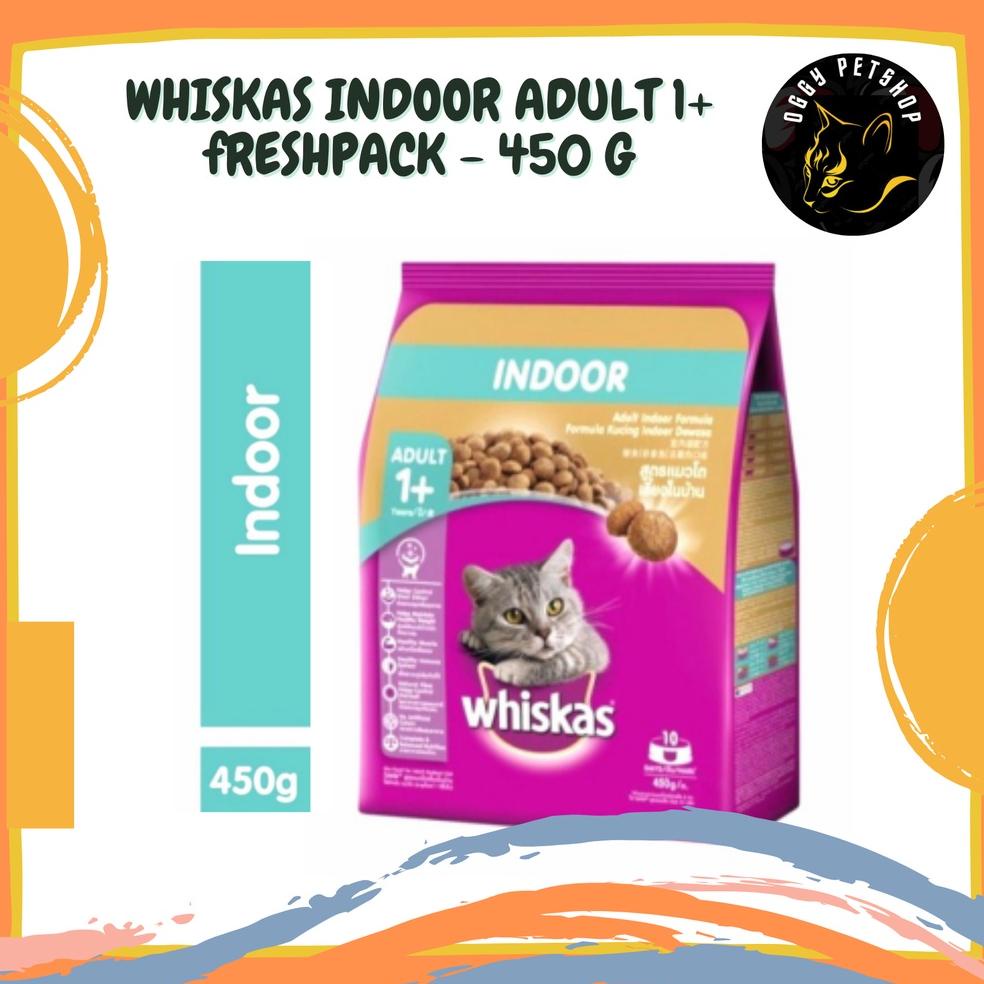 Viral Whiskas Cat Food Wiskas Adult 1+ Indoor 450Gr Nyp Shopee Malaysia