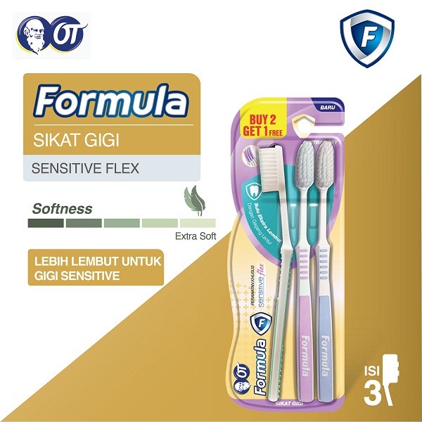 Formula Sensitive Flex Toothbrush 1 pack | Shopee Malaysia