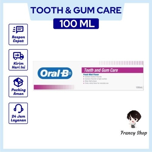 Oral B Toothpaste Tooth & Gum Care 100ml | Shopee Malaysia