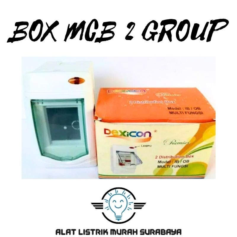Dexicon 2 Group MCB Box Using Terminals | Shopee Malaysia