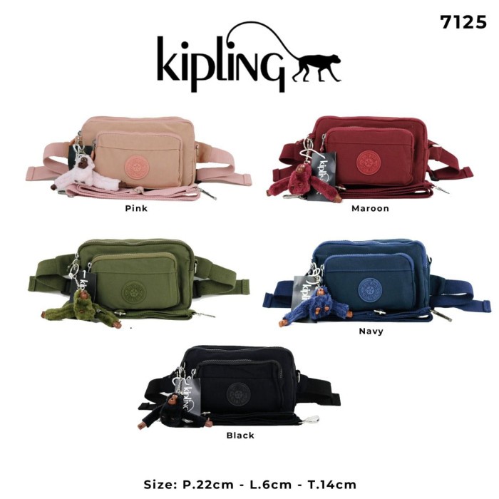 Kipling Bag 6036 2In1/Kipling 2In1 Sling Bag Waist Bag Shopee Malaysia