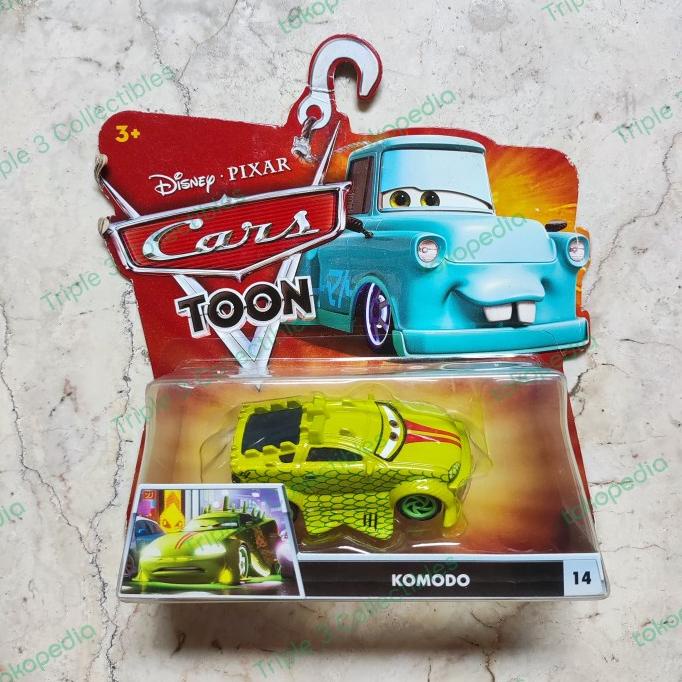 Diecast Scale 1/55 Mattel Disney Pixar Cars KOMODO Toon Tokyo Mater ...