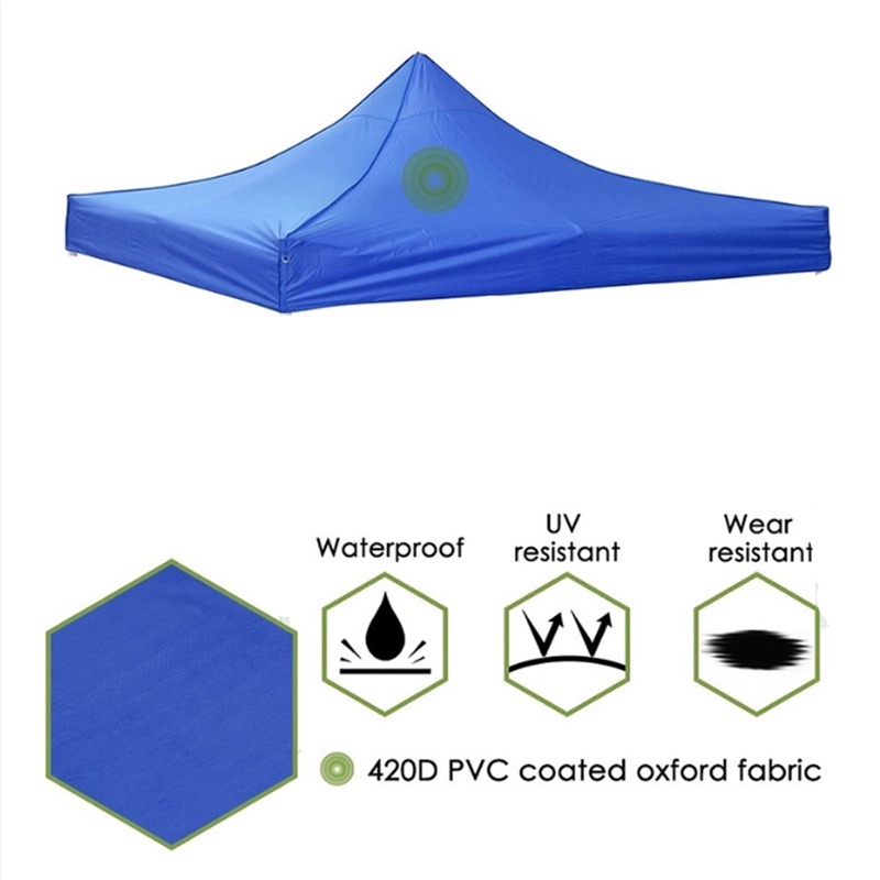 TENDA Roof Tarpaulin Tent Exhibition Bazaar Indoor Outdoor Size 2X2