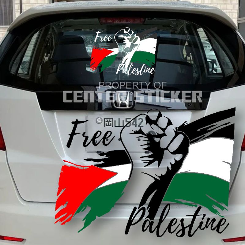 Cutting Stickers Free Palestine Motorcycle Variations Gaza Save Pray ...