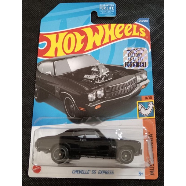 HITAM Hot WHEELS CHEVELLE SS EXPRESS Black FACTORY SEALED | Shopee Malaysia