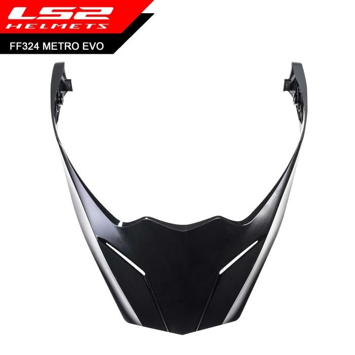 Peak Hat Helmet LS2 FF324 Metro Evo Matt Black Premium Original ...