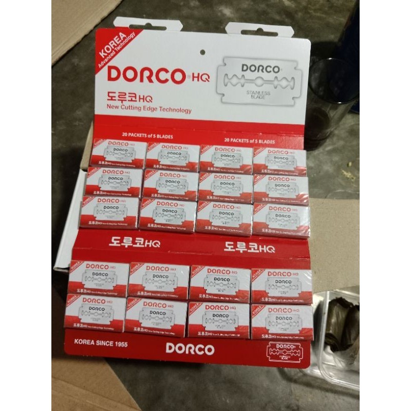 MERAH Dorco Red Razor original HQ | Razor Refill razor 20box 100pcs ...