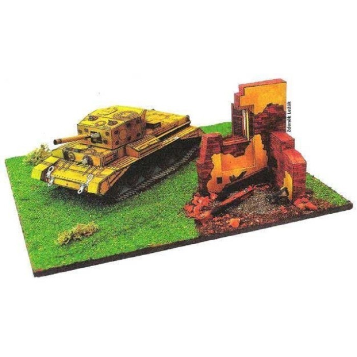 Diy papercraft ppla diorama cromwell War 3a tank zenyang22 | Shopee ...