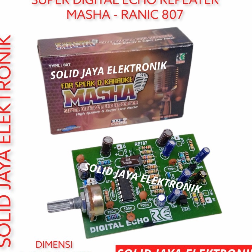 _TWT Kit DIGITAL ECHO REPEATER KARAOKE And VOCAL MIC MIC MICROPHONE LOW