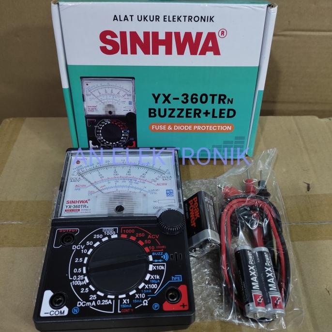 ANALOG MULTITESTER/MULTIMETER/APOMETER SINHWA YX-360TRn | Shopee Malaysia