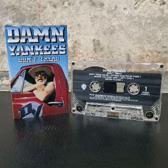 Damn Yankees Tape Cassette - Tread Cassette Zipper+Rock Cassette ...