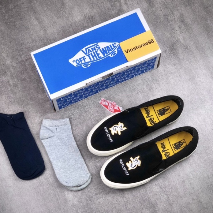 Hufflepuff slip on on sale vans