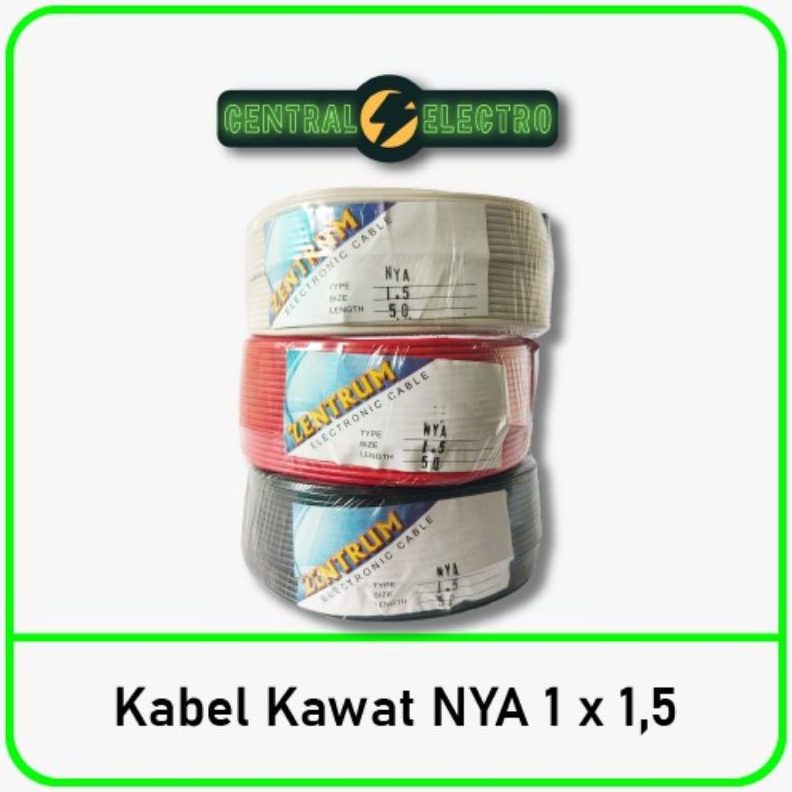 Order L97j] NYA Wire Electrical Cable 1x1.5 (50 yard) | Shopee Malaysia