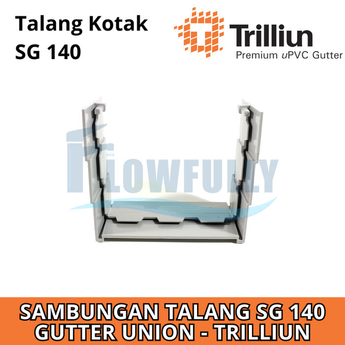 PVC GUTTER CONNECTION SG 140 TRILLION SQUARE GUTTER UNION | Shopee Malaysia
