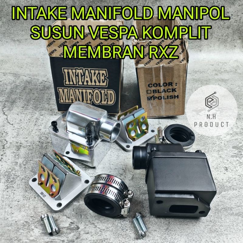 Intake Manifold Manipol COMPLETE Vespa SETTING Rxz | Shopee Malaysia