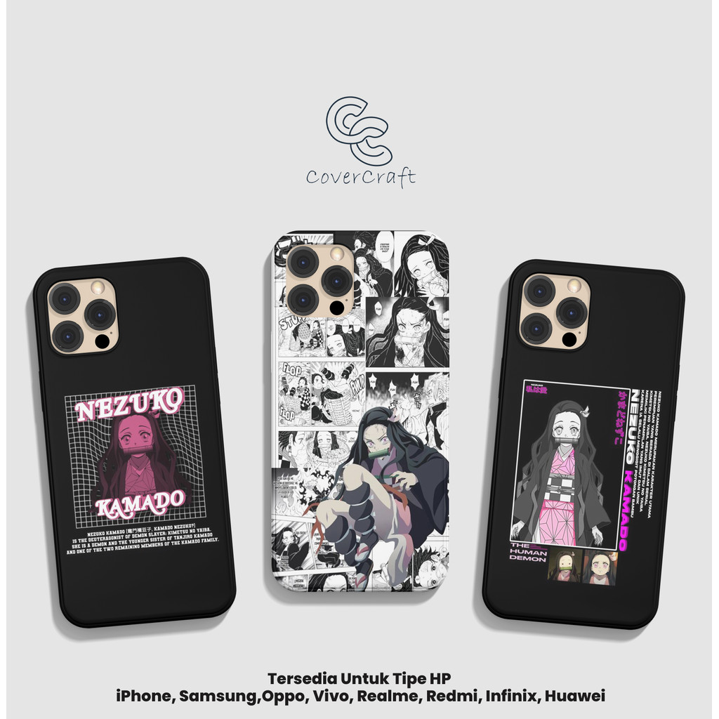 Covercraft Nezuko Kamado Demon Slayer painting Soft Case/Case ALL TYPE ...
