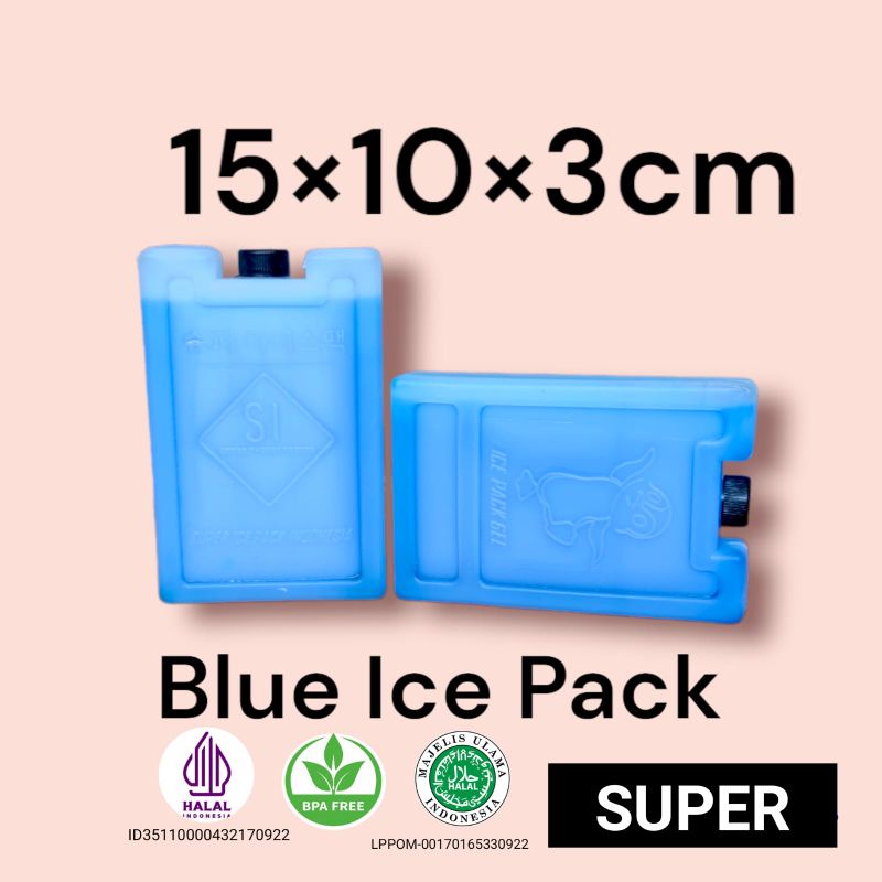 Ice Pack 15x10x3cm Blue Ice Gel Multipurpose Ice Cream Cooler
