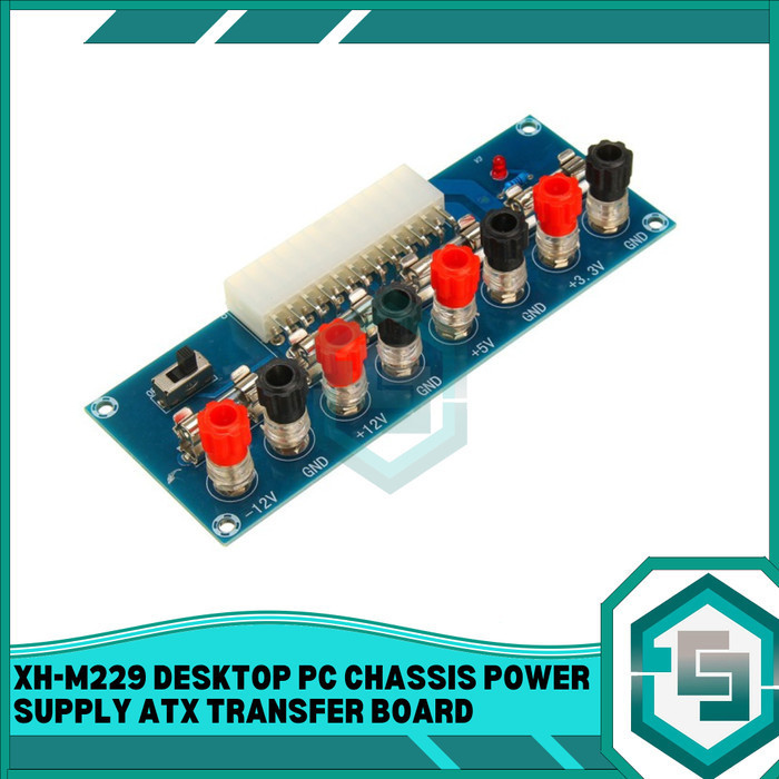 XH-M229 ATX Power Supply Tester - Desktop PC Power Transfer Board Test Module For Diagnosing PSU Issues