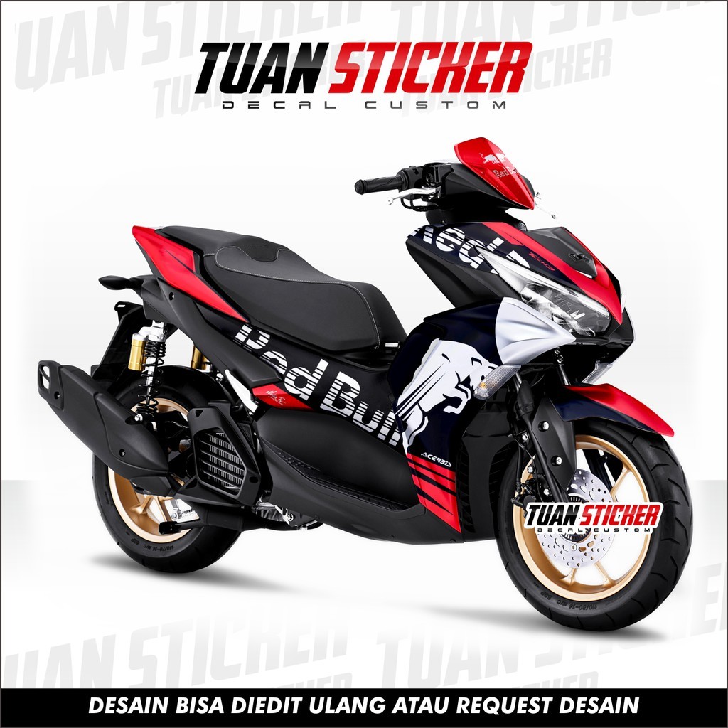 Sticker aerox Striping Decal All New aerox 155 Connected full body ...