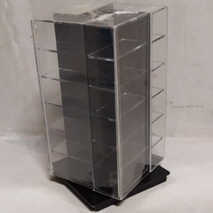 Hotwheels Diecast Rack made of Acrylic with 24 slots can be rotated ...
