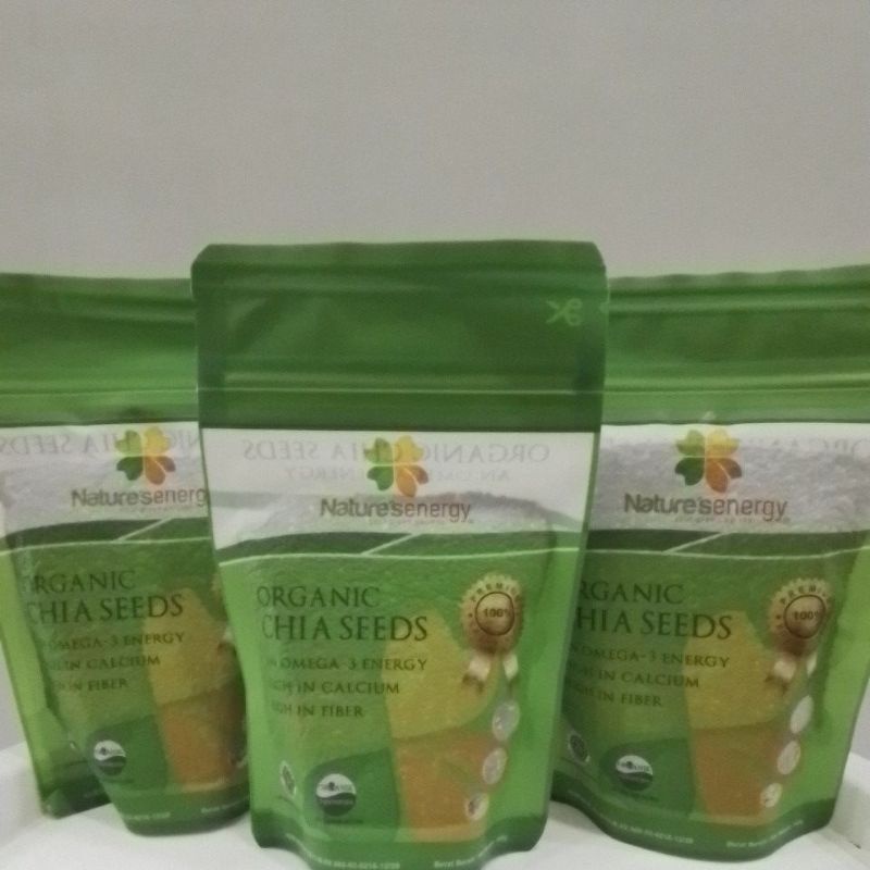 Nature's Energy Organic Chia Seeds Omega 3 Energy 100gr Shopee Malaysia