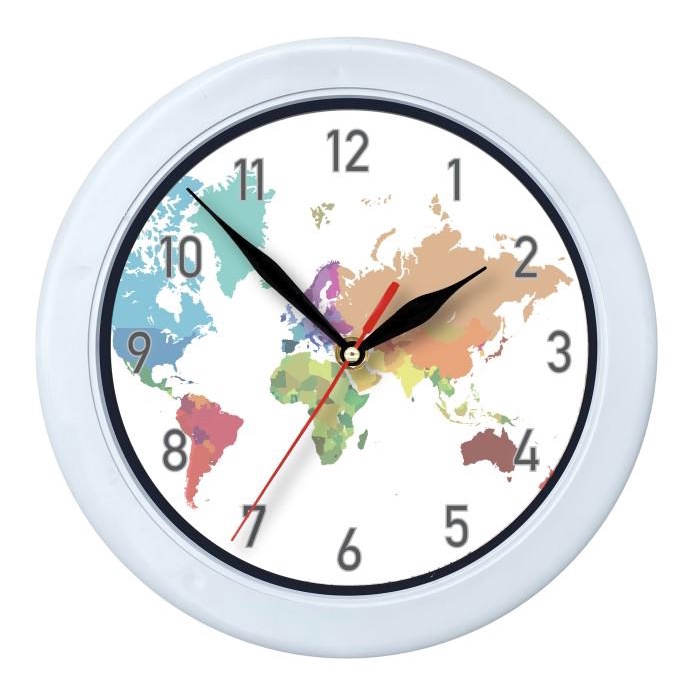 Wall Clock 118 World Map/MAPS | Shopee Malaysia