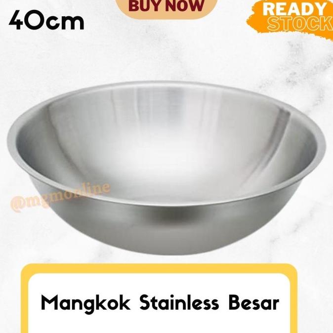 40cm Thick stainless Basin Jumbo Mixing Bowl Shopee Malaysia