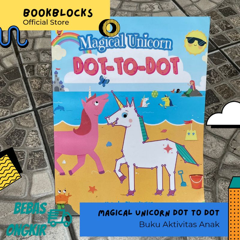 Children's Activity Book: MAGICAL UNICORN DOT TO DOT | Shopee Malaysia