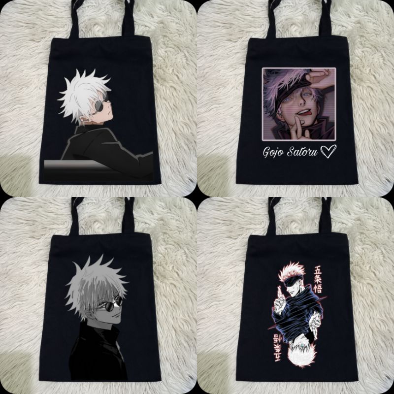 Sac Tote Bag Jujutsu Kaisen - Officiel Tomy - Polyester - Neuf