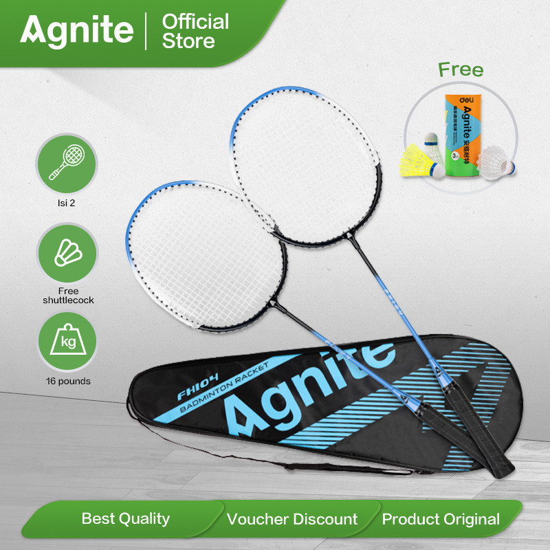 Agnite Badminton Racket / Badminton Racket Contains 2 Free Bags and ...