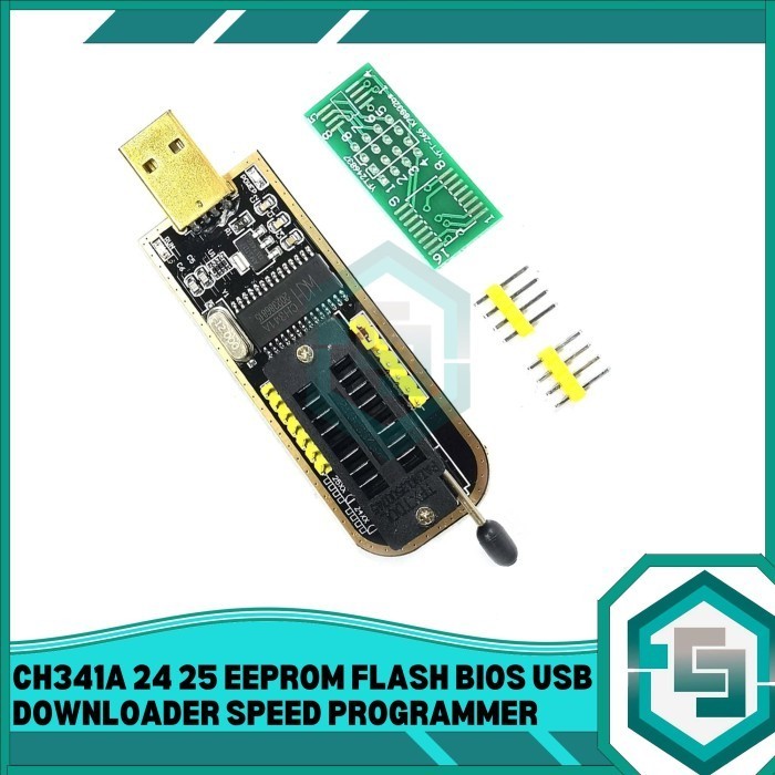 Ch341a 24 25 EEPROM FLASH BIOS USB DOWNLOADER SPEED PROGRAMMER | Shopee ...