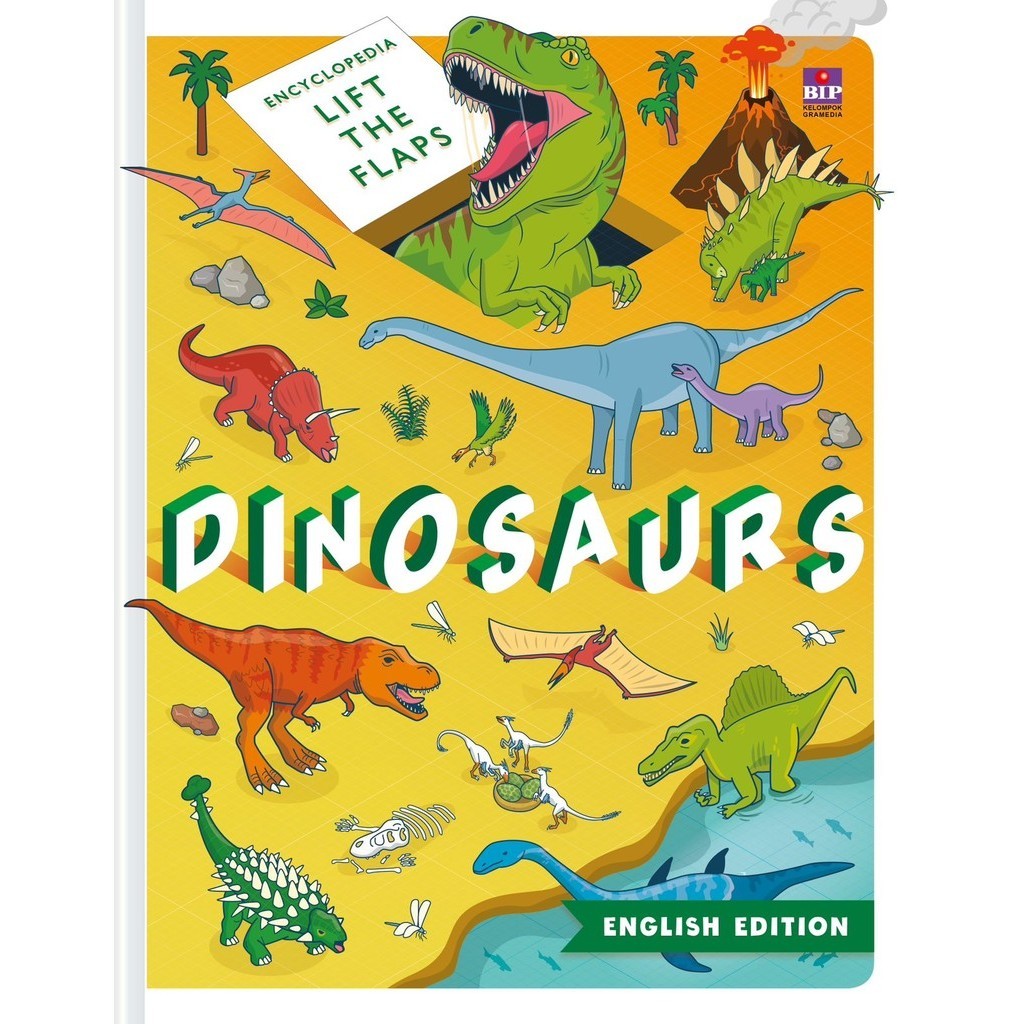 Encyclopedia Lift The Flaps Dinosaurs (English Edition) | Shopee Malaysia