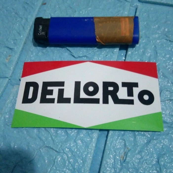 thumbnail image 2 of Dellorto Carburetor Sticker Pair – 90mm – For Ducati Aprilia – Made In UK 2 of 6