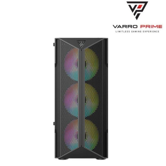Varro PRIME GALVATRON CASE+3 FAN RGB MICRO ATX CASE PC GAMING | Shopee ...