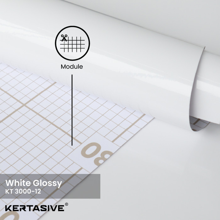 White Glossy Pvc Interior Film Paper Cm Shopee Malaysia