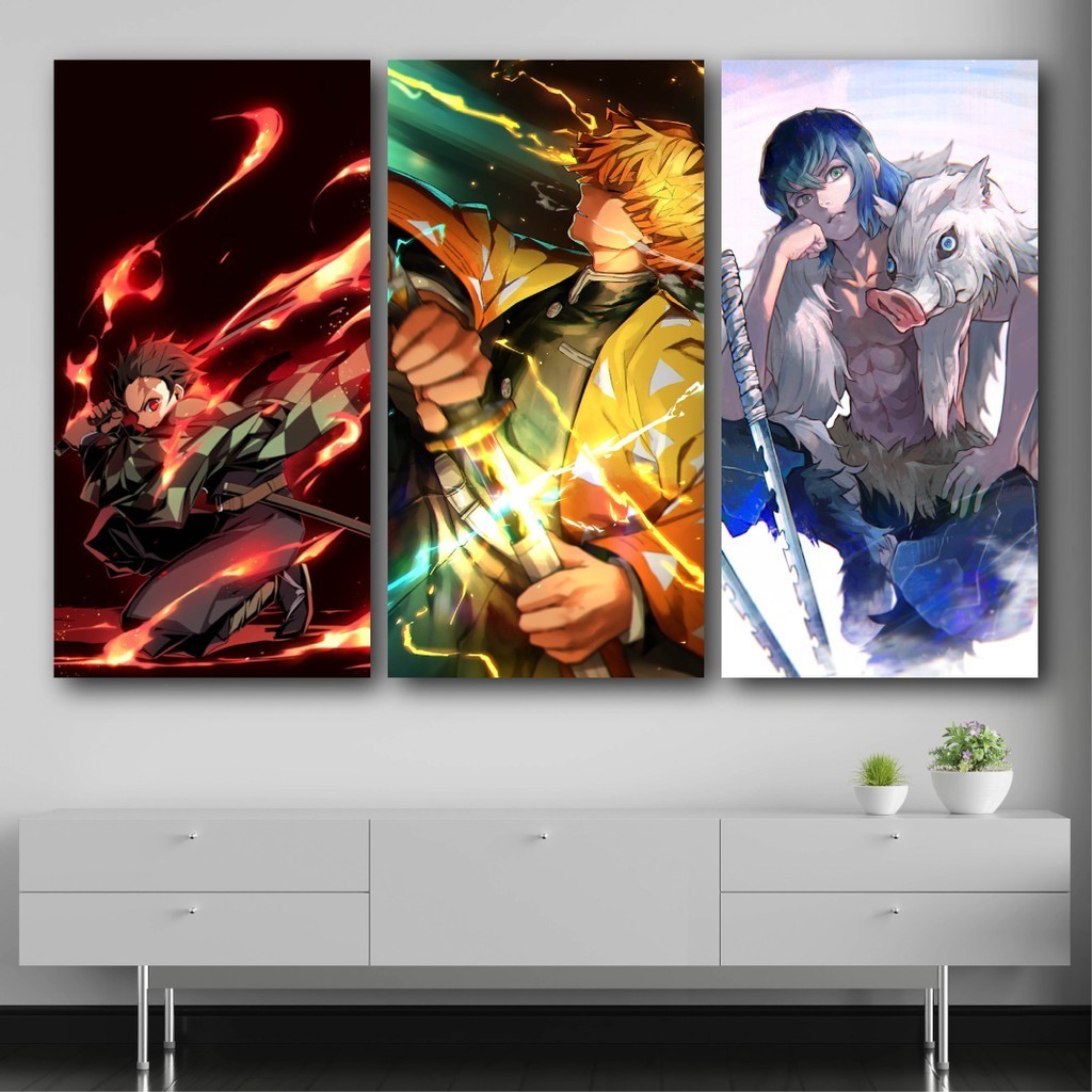 ABYSTYLE - Demon SLAYER Sacola Tanjiro, Nezuko, Zenitsu e Inosuke S2