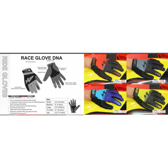 Pwc Jet Tribe Gloves / Jetski Men's Gloves | Shopee Malaysia