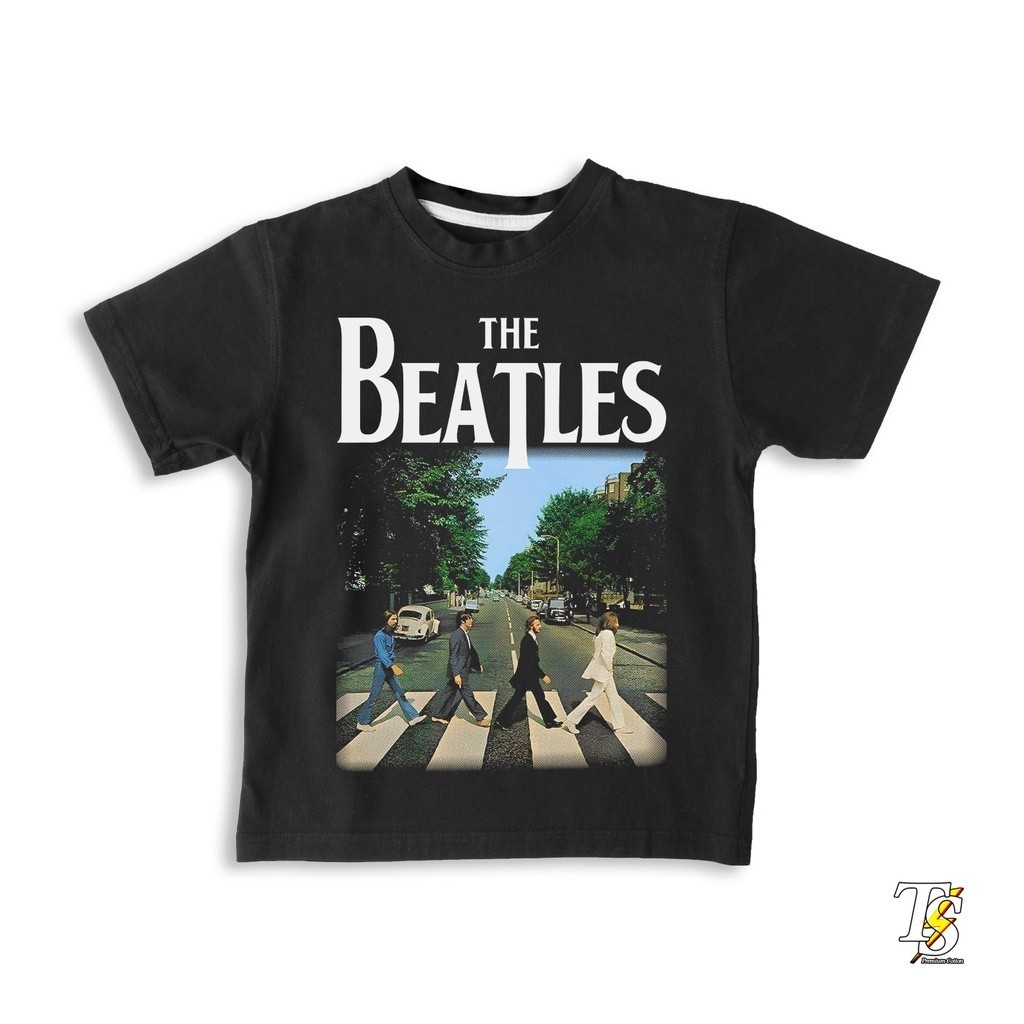 The Beatles T Shirt Band Kids Premium Tshirt Bootleg Shopee Malaysia