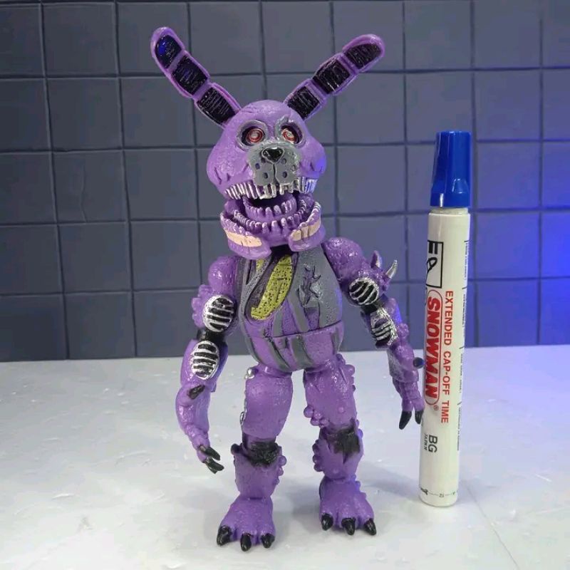 Action figurefive nights at freddys purple rabbit about 7 inches tall ...