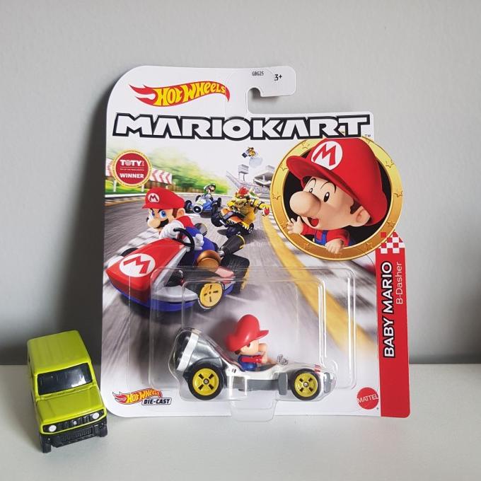 Hot wheels mario kart baby mario b-dasher mariokart HW hotwheels ...