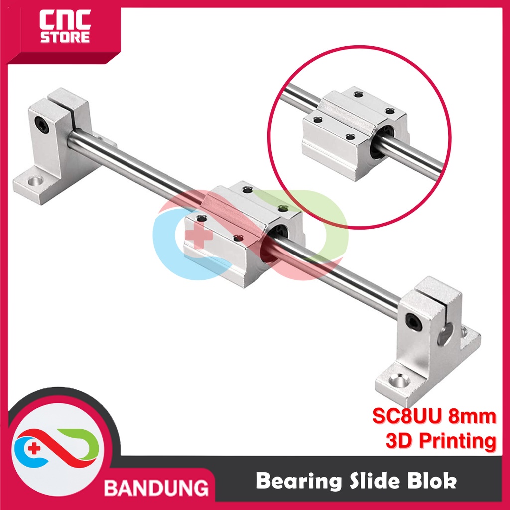 Scs8uu SC8UU BEARING SLIDE Block 8MM LM8UU 3D PRINTING | Shopee Malaysia